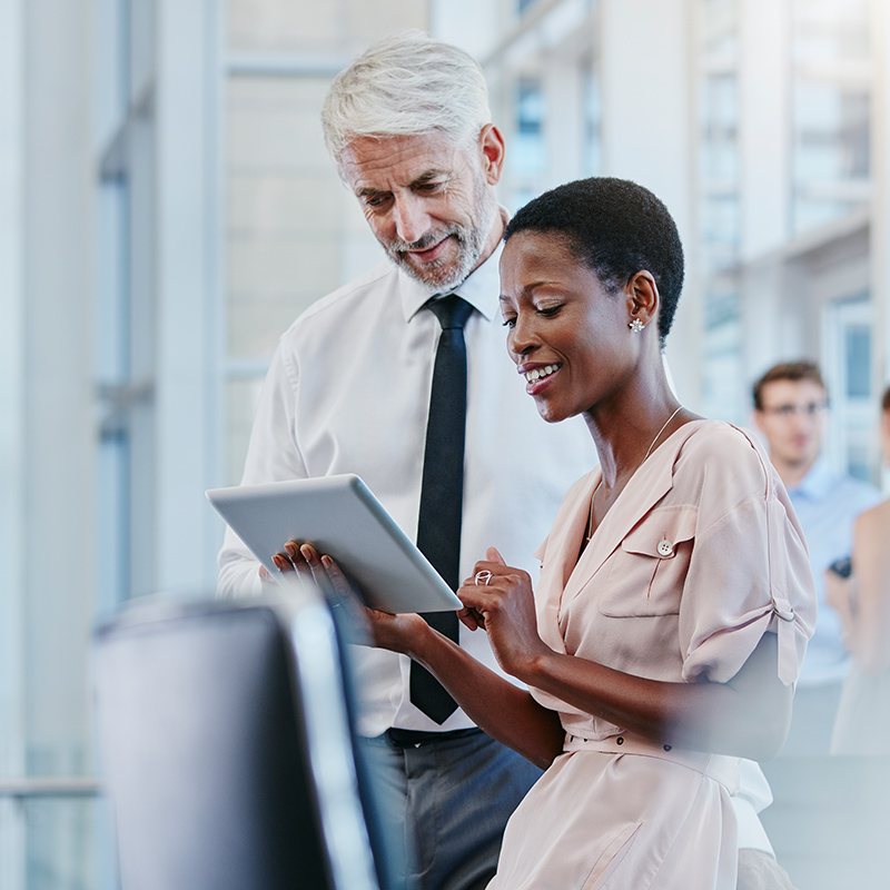 small business accounting consultant with business-owner